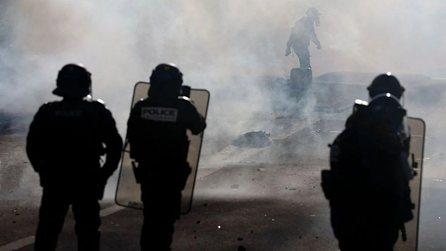 Teenager’s hand blown off during confrontation between France school protesters and police