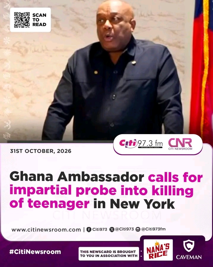 Ghana’s Ambassador Pushes for Impartial Probe into 15-Year-Old Javits Badu’s Death