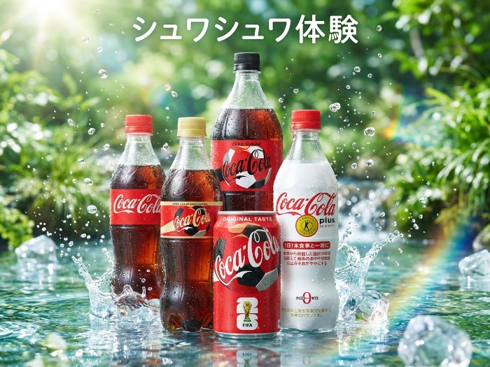 夏にぴったり！炭酸飲料ラインナップ