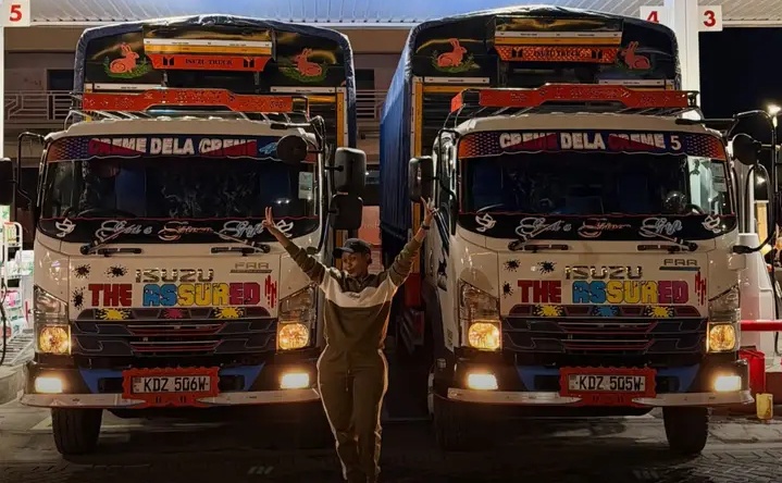 Kenyan Woman Acquires Two Trucks, Husband’s Heartwarming Message Celebrates Her Success