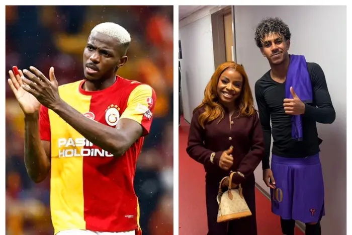 WATCH: Assist king! Osimhen links Lamine Yamal up with Nigerian journalist after UCL clash