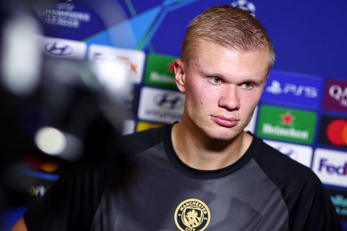 Man City intervene in rare Erling Haaland interview as questions on 114 charges ‘refused’