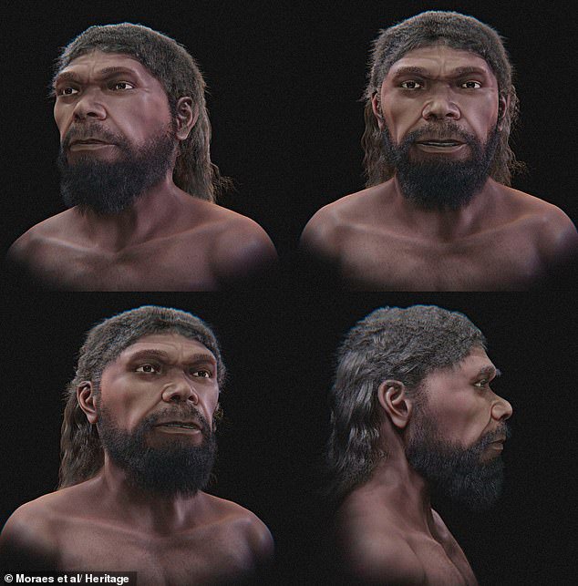 The first face of mankind? Ancient human who lived 315,000 years ago is brought back to life in stunning digital reconstruction