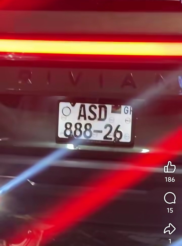 Kevin Taylor’s sweetheart, fake Dr. Anne Sansa Daly (ASD) shows off her new customized number plate