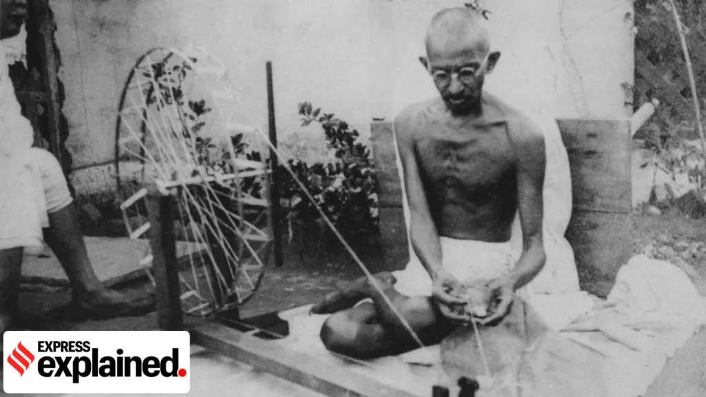 Why does a university in Gujarat celebrate Gandhi Jayanti on Oct 7?