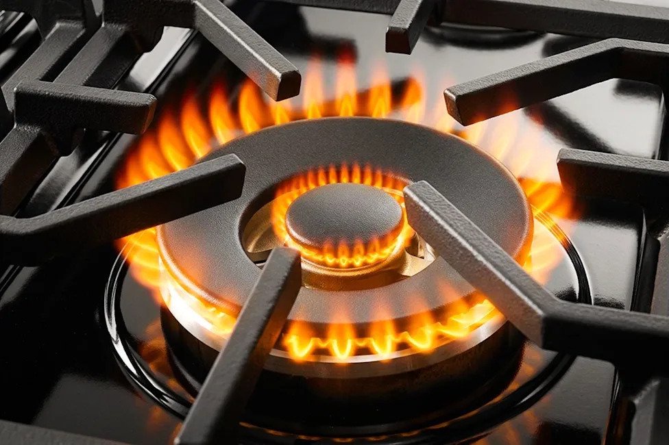 If You See Orange Flames on Your Gas Stove, This Is What It Means