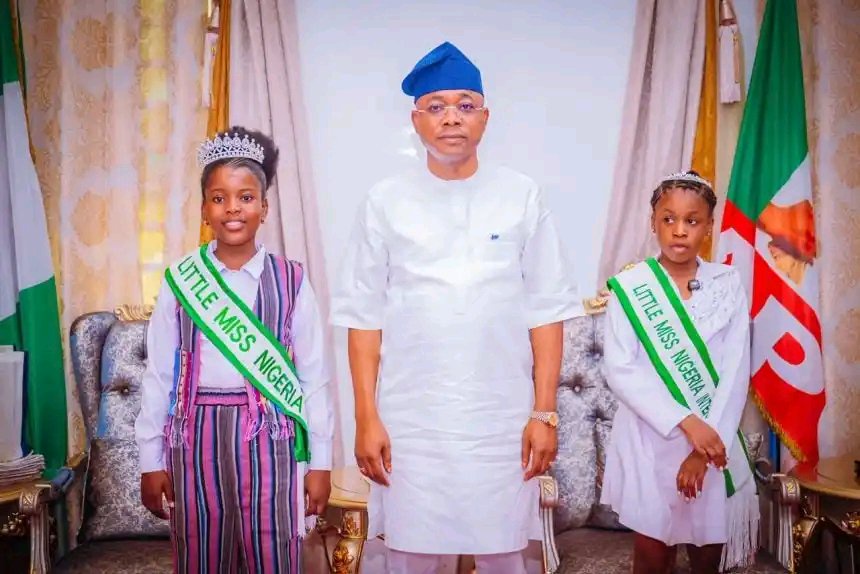 Governor Ododo Receives Newly Crowned Little Miss Nigeria 2026