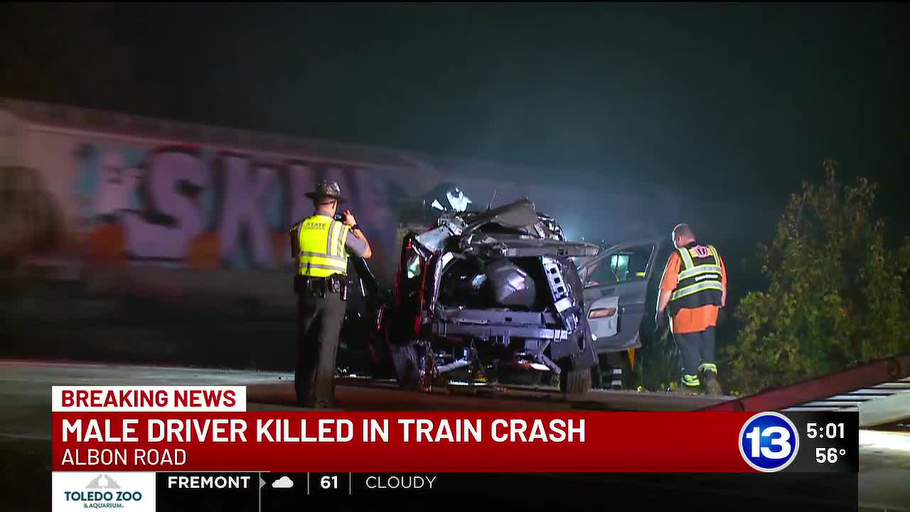 Man killed in railroad crash on Albon Road