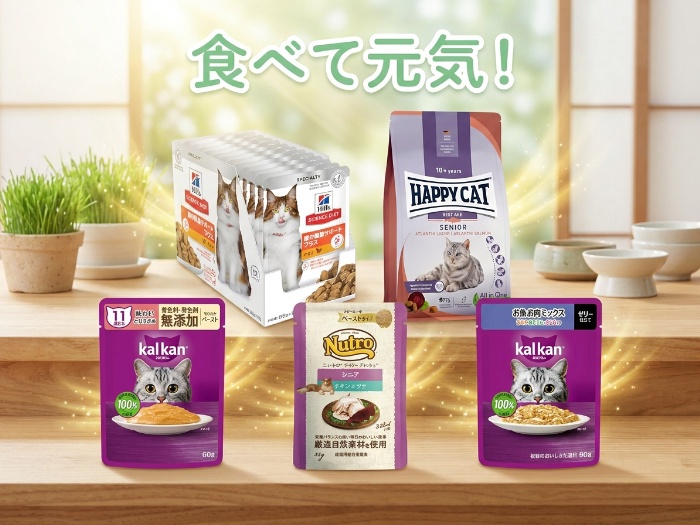 愛猫にぴったりのキャットフード特集