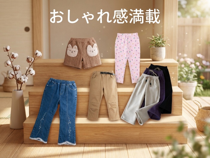おしゃれで快適なキッズパンツのおすすめ特集