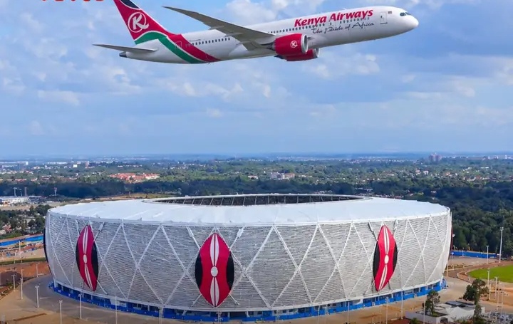 Kenya Airways Teases Flypast at Talanta Stadium Ahead of Bayern Munich vs Ajax Clash