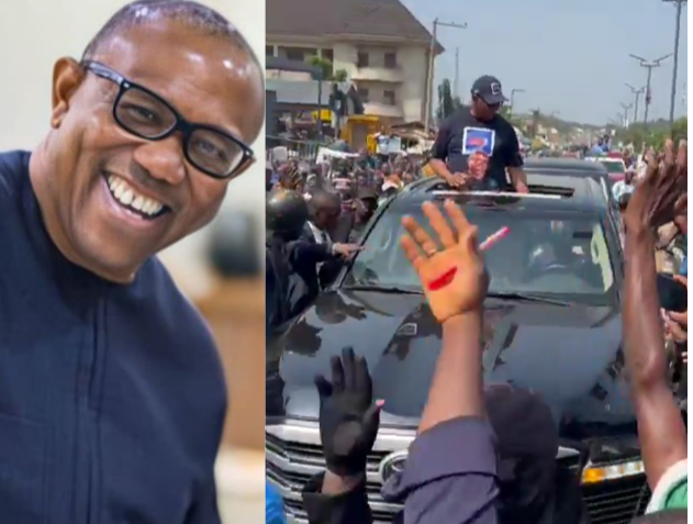 Reactions Trail Mammoth Crowd That Came Out To Welcome Peter Obi In Nasarawa State