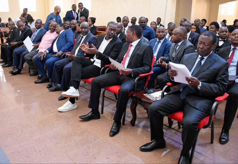 Political Rivals Share Platform as Leaders Pay Tribute to Veteran Minister Burudi Nabwera