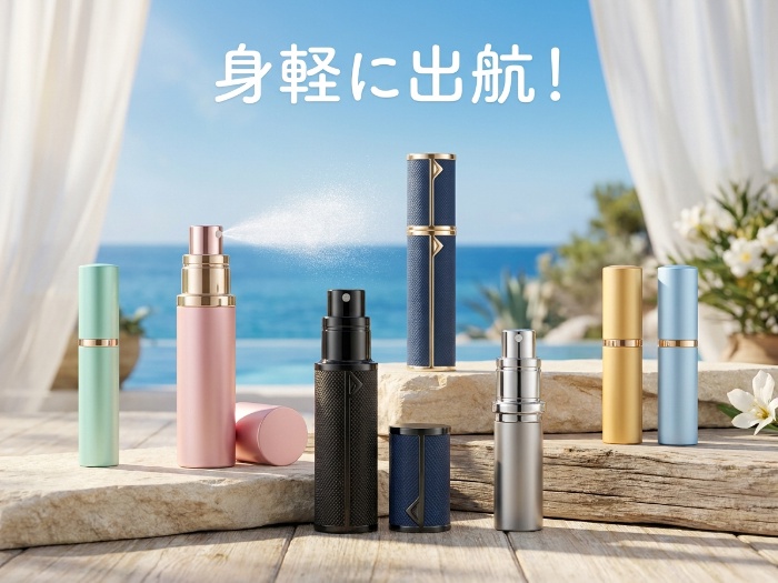 旅行のお供に最適なアトマイザー特集
