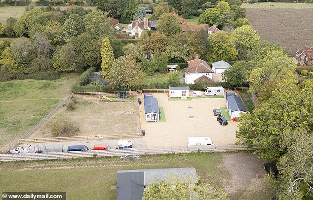Illegal travellers camp built on the sly is told to pack up and leave Buckinghamshire village site