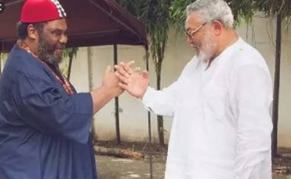 Pete Edochie hopes to visit Rawlings’ grave to pay respects during Ghana visit