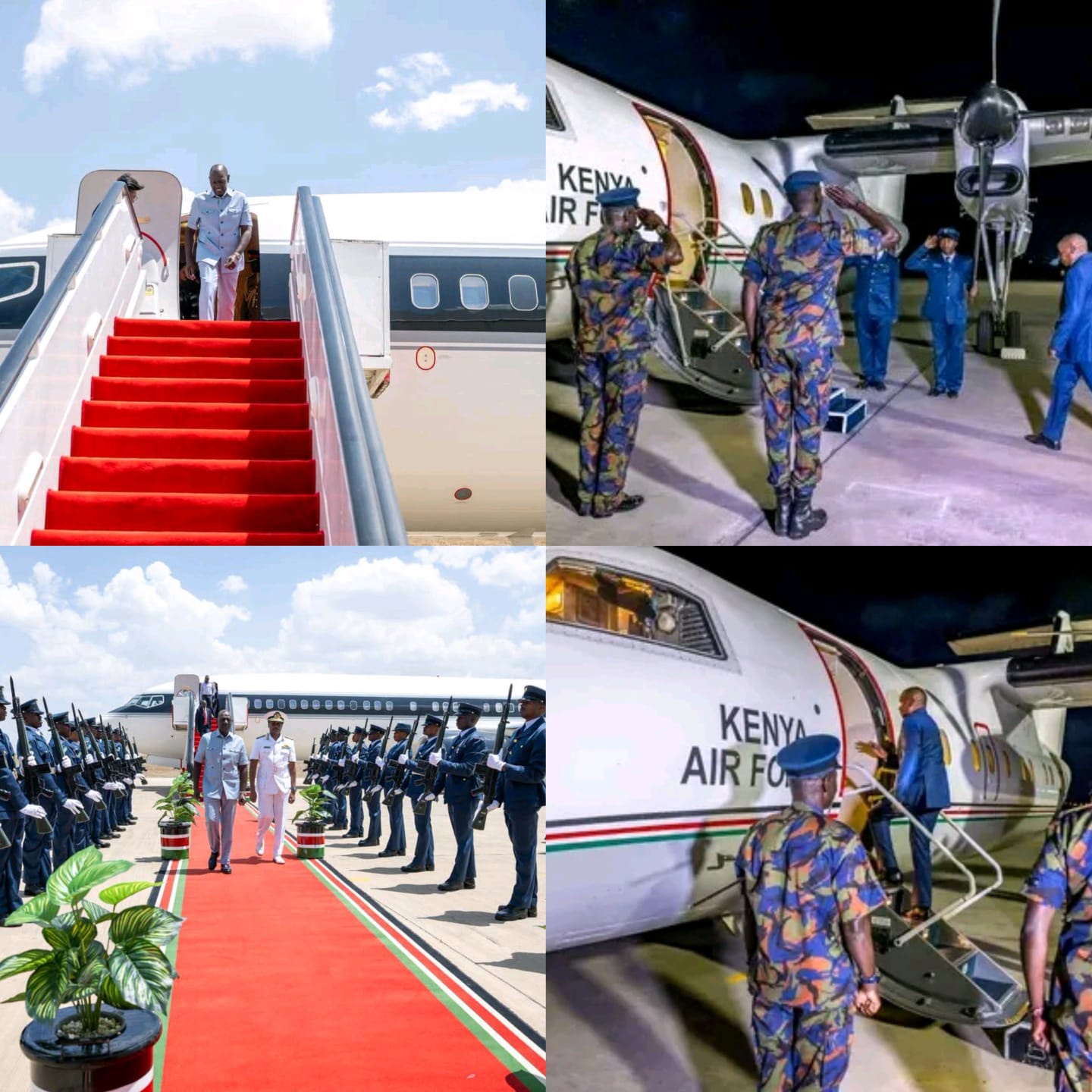 Questions As Ruto Snubs Harambee 1 for A luxurious Private Jet, later DP Boards the presidential Jet