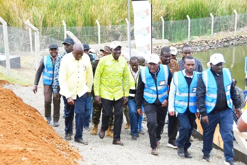 Ruto commissions Ziwa 2 irrigation project in Uasin Gishu