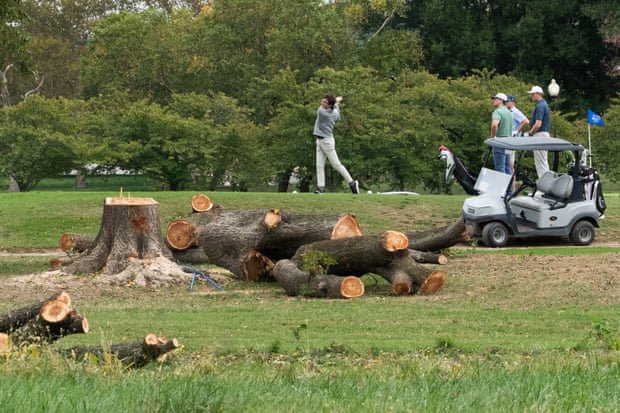Judge orders Trump administration to halt work on historic DC golf course