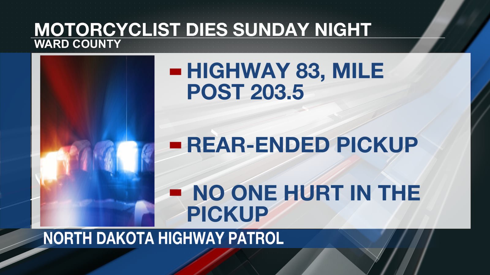 Minot motorcyclist died in fatal accident