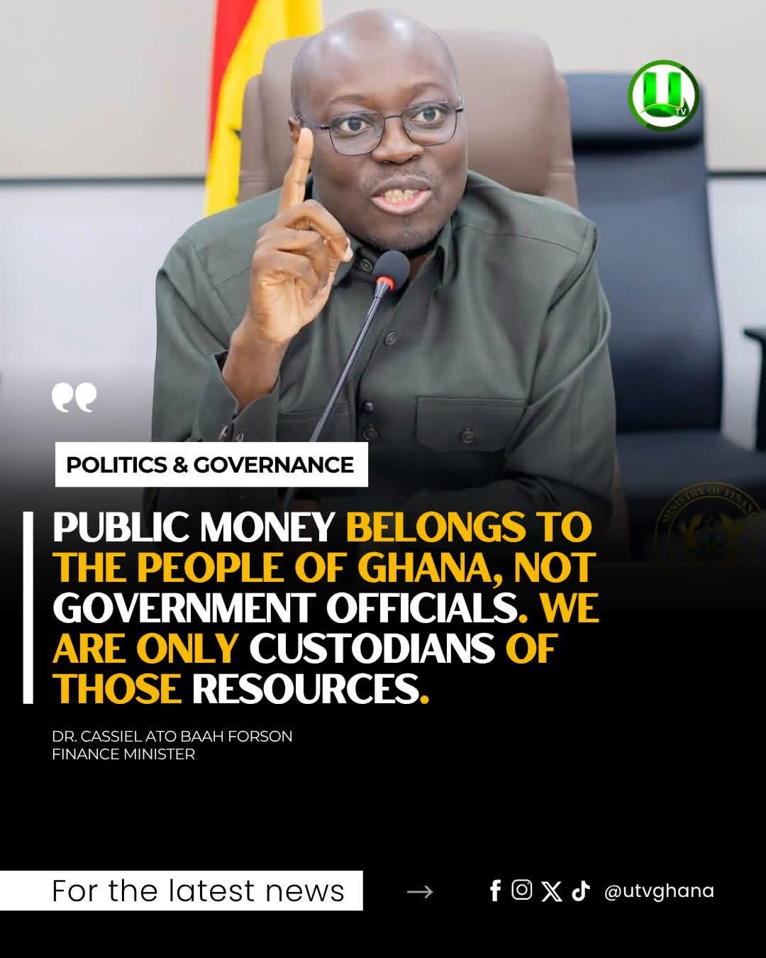 Public Money Belongs To The People Of Ghana Not Government Officials By Ato Forson