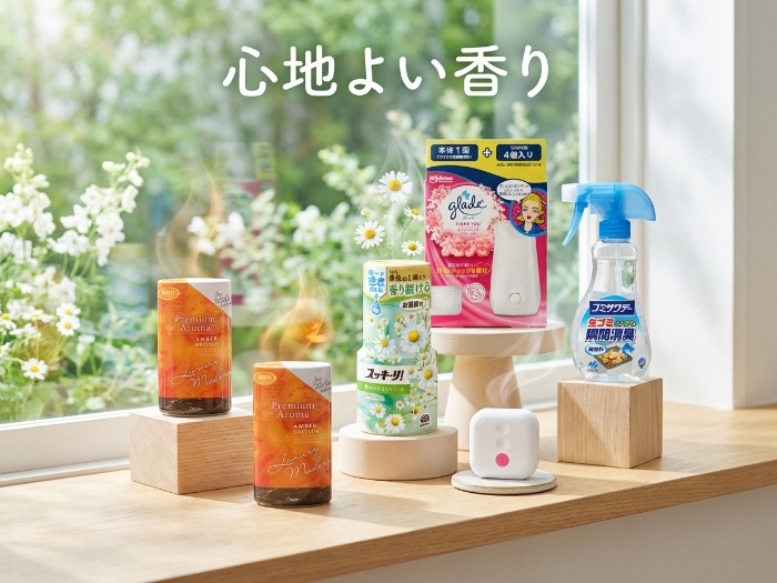 冬の空間を香りで彩ろう！お気に入りの消臭剤特集