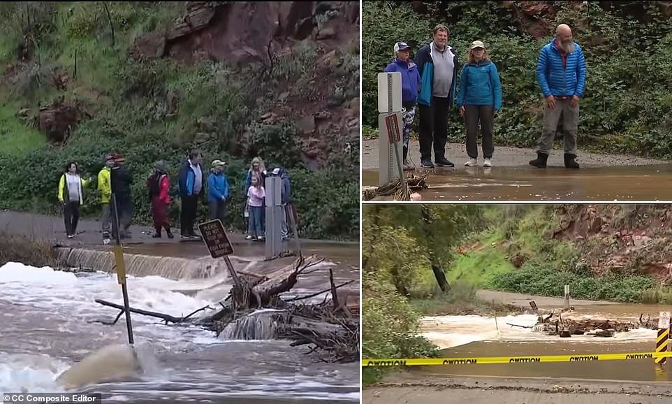 65 campers stranded after Arizona flood sweeps away bridge