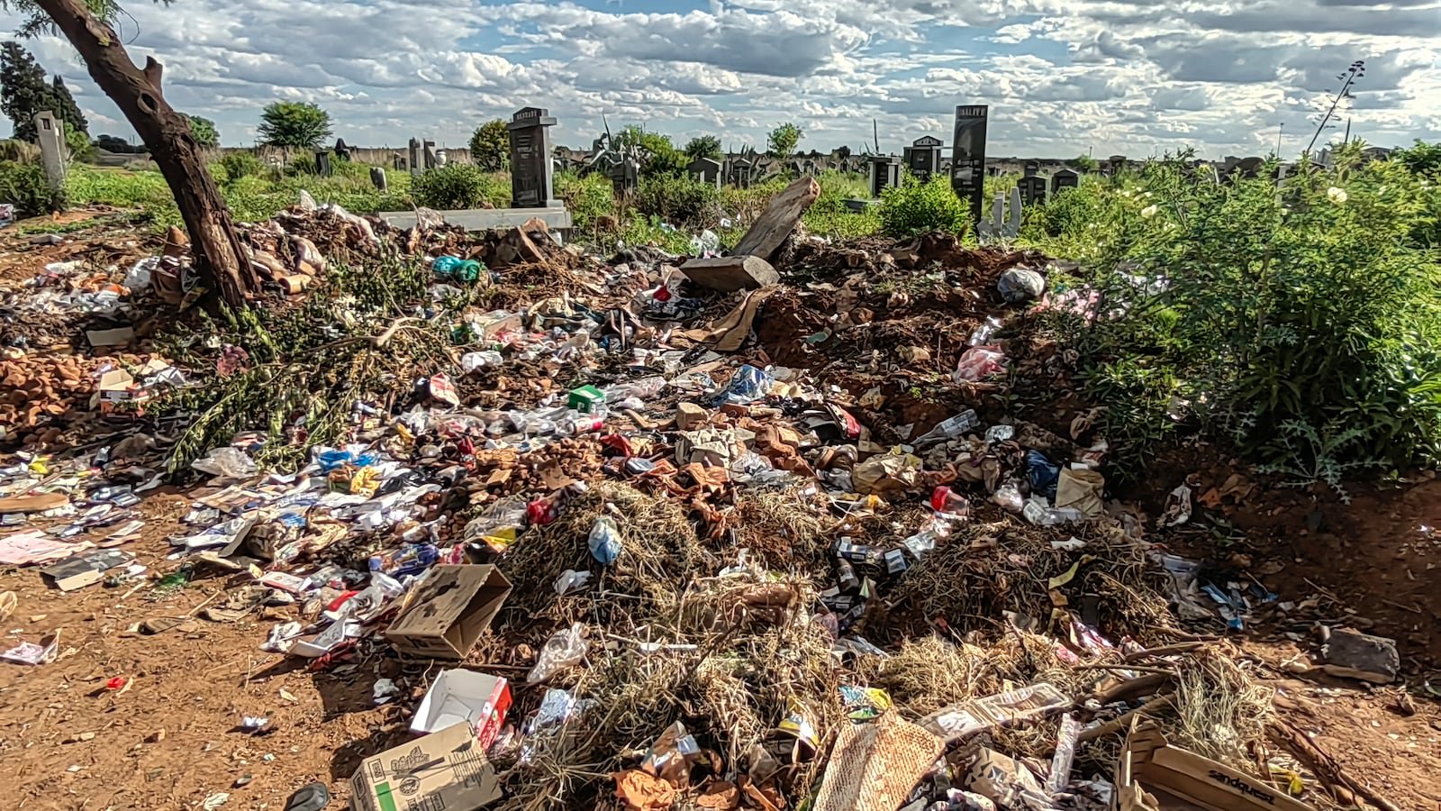 WATCH: Final resting place becomes dumping ground!