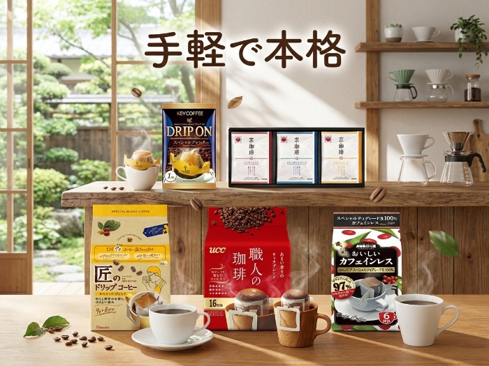 楽しさ広がるドリップコーヒー選び: 日常を豊かにする5選