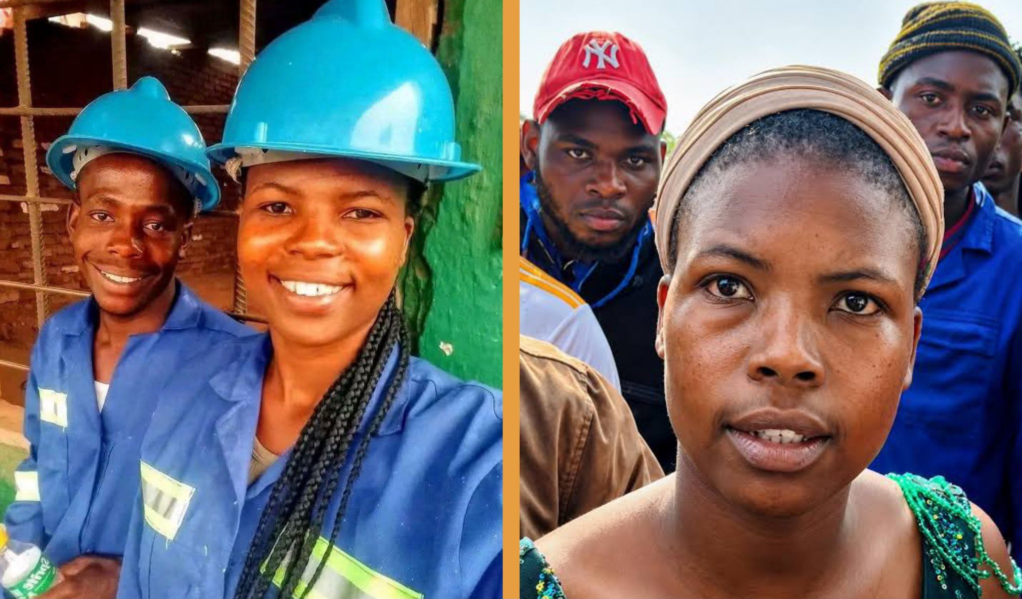 SA woman who left for Malawi now works in construction with her husband
