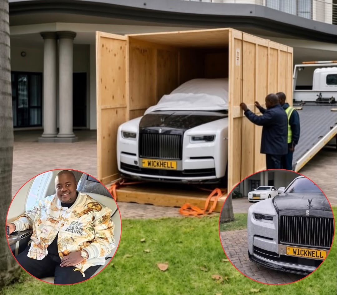 Zimbabwean tycoon Wicknell Chivayo’s custom Rolls-Royce Phantom arrives weeks after he died in helicopter crash (Photos)