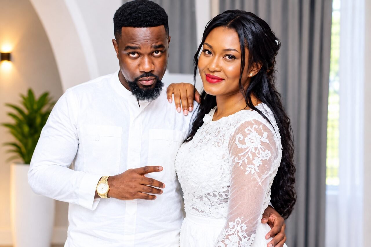 Sarkodie Praises Tracy’s Intelligence, Says Family Comes First