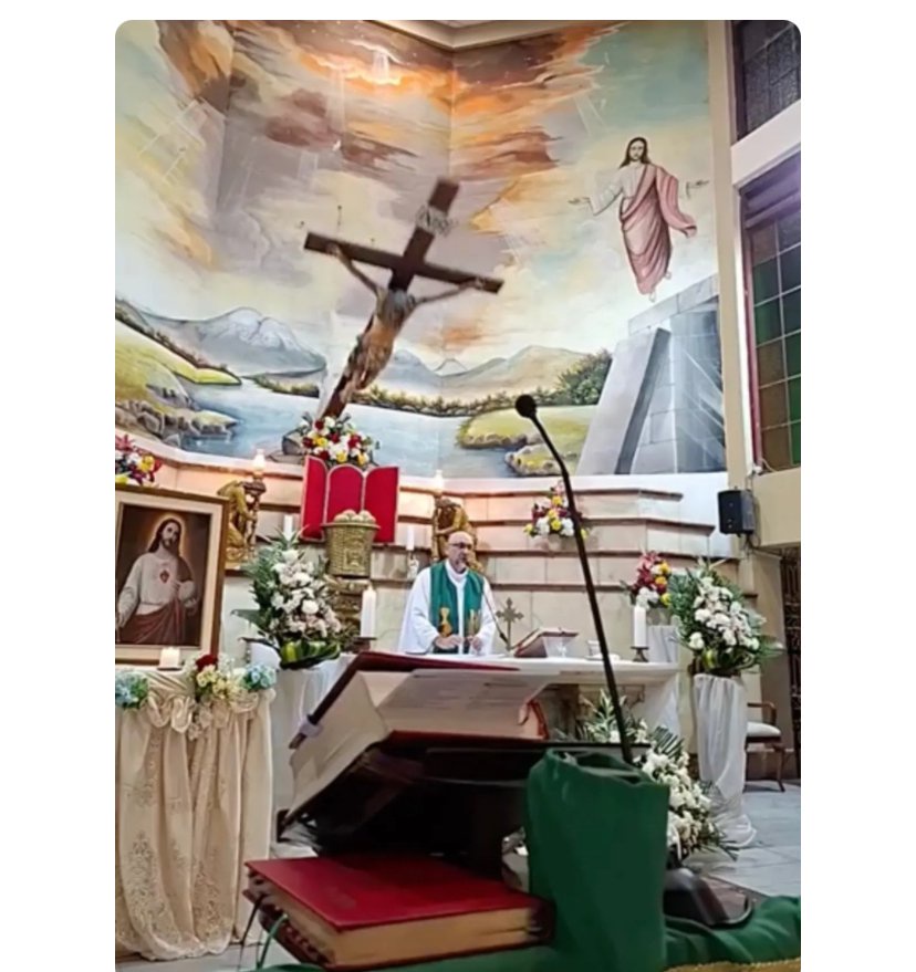 Priest Killed by Falling Crucifix While Preaching About How Short Life Is