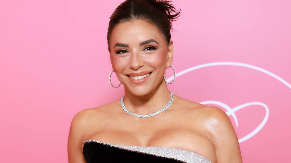 Eva Longoria is a red carpet bombshell in spellbinding gown with waist-cinching detail