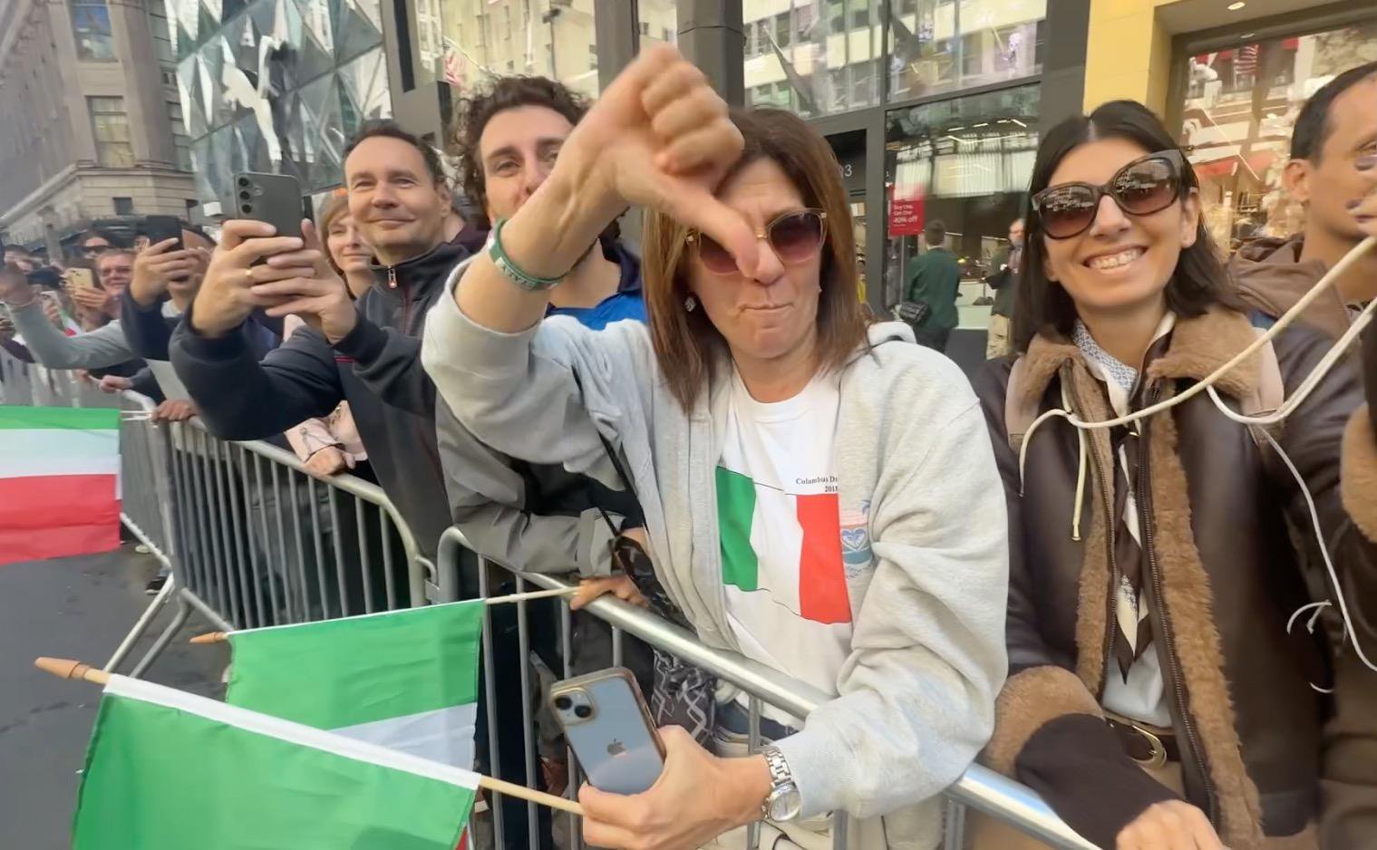 Gov. Kathy Hochul booed while marching in NYC’s Columbus Day parade: ‘You’re a disgrace’
