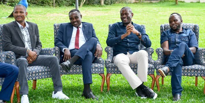 Gachagua Hosts Sifuna And Natembeya After Jetting Back From USA( Photos)