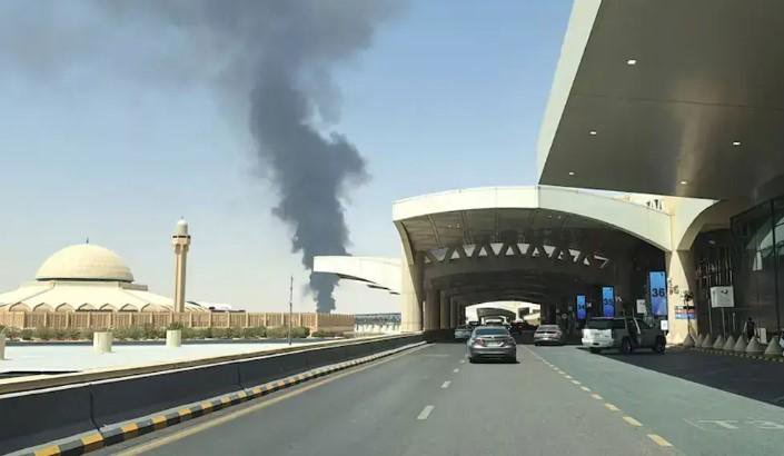 Two Saudi airports targeted on Monday as fighting with Yemen’s Houthis escalates