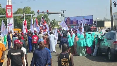 Tinubu’s 2027 Campaign Flag-Off Draws Massive Crowd in Kaduna