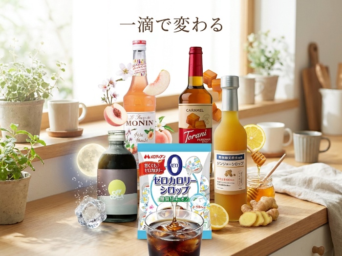 おうちドリンク格上げ！フレーバーシロップ厳選5本
