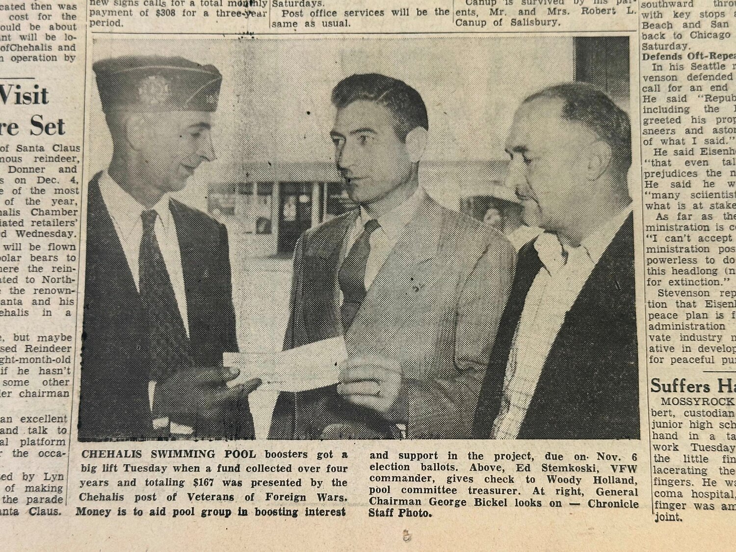 A Look Back in Time: Mercury mining continues in Morton; Convicted killer tries to claim self defense; Centralia City Council bills U.S. president for visit