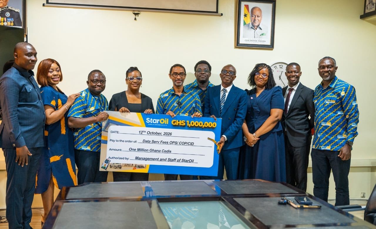Star oil donates GH¢1 million towards CID’s ultra-modern office complex