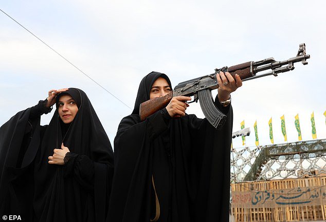 Tehran holds its first military training course for women after calls for Iranians to ‘sacrifice themselves’