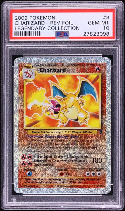 3 PSA 10 Legendary Collection Pokémon Card Bangers Pull In Nearly $1.4 Million at Auction