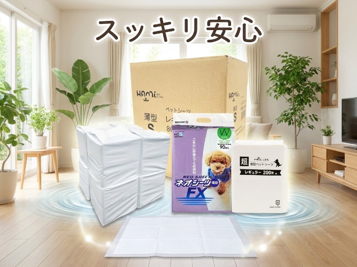 ペットのトイレタイムを快適に！選りすぐりのペットシーツ5選