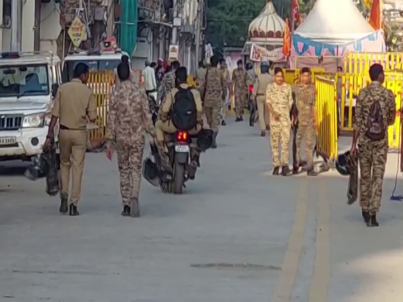 Security stepped up around Shahi Masjid in Ujjain, police deployed after clashes over road widening