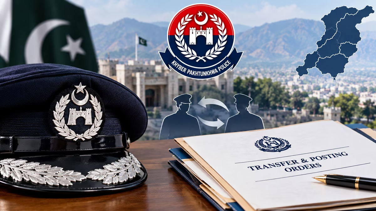Major reshuffle in KP Police as senior officers transferred, posted