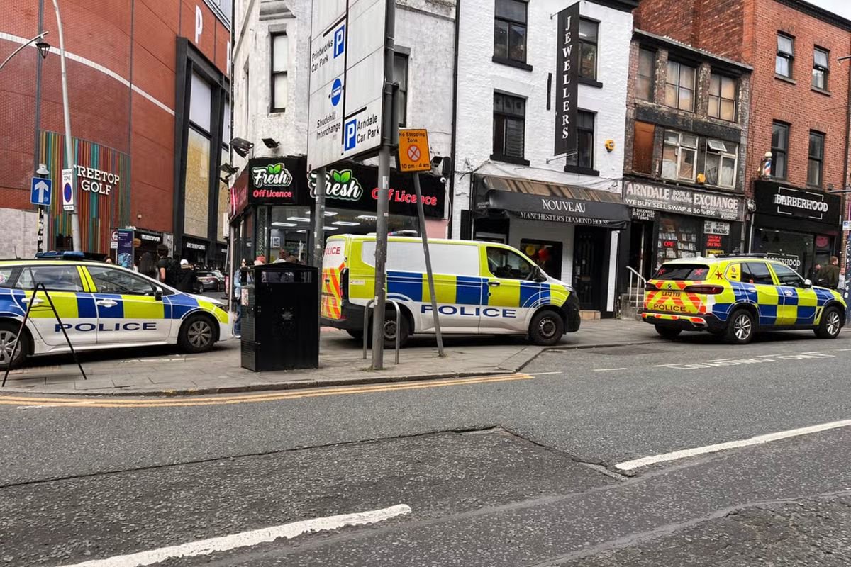 Two arrested after boy, 14, stabbed in car park of Manchester’s Arndale Centre