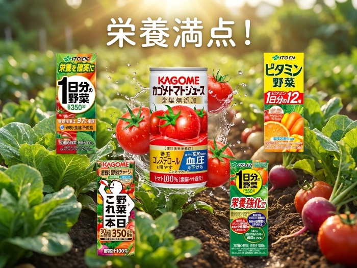 忙しいあなたにぴったりな毎日の野菜ジュースを選ぼう！