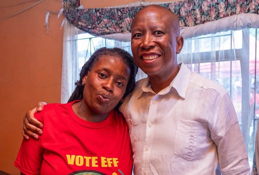 Malema pays courtesy visit to supporter in Zwelisha, Mpumalanga