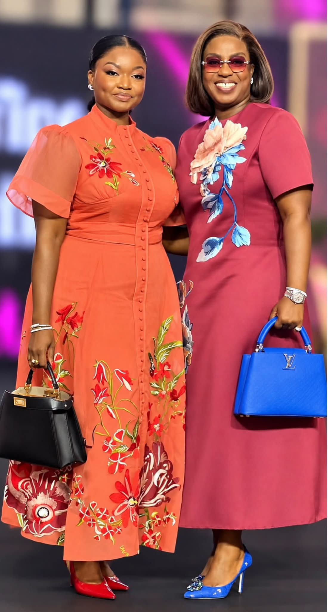 Ms. Obuobia Darko‑Opoku carries a Louis Vuitton Capucines with an estimated value of $5,000–$7,000